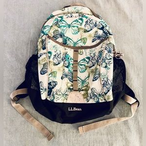 LL Bean Butterfly backpack